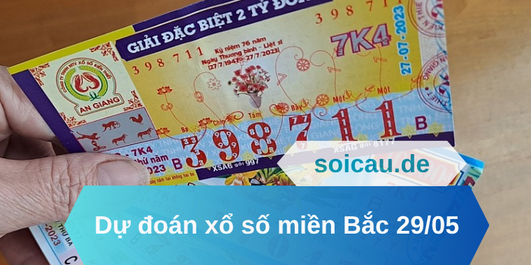 Dự đoán xổ số miền Bắc 29/05