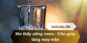 Mơ thấy uống rượu