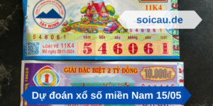 Dự đoán xổ số miền Nam 15/05