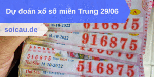 Dự đoán xổ số miền Trung 29/06