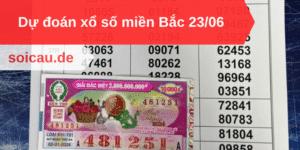 Dự đoán xổ số miền Bắc 23/06
