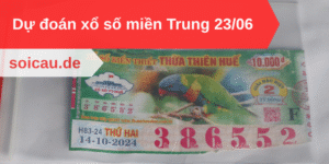 Dự đoán xổ số miền Trung 23/06