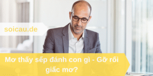 Mơ thấy sếp đánh con gì