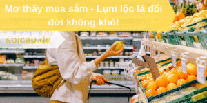 Mơ thấy mua sắm