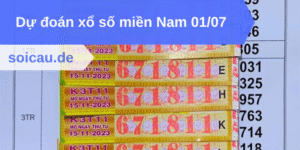 Dự đoán xổ số miền Nam 01/07