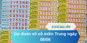 Dự đoán xổ số miền Trung 08/06