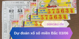 Dự đoán xổ số miền Bắc 03/06
