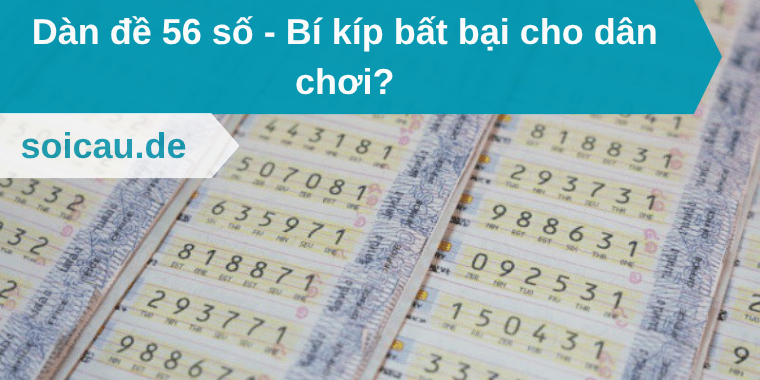 Dàn đề 56 số