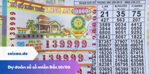 Dự đoán xổ số miền Bắc 10/08